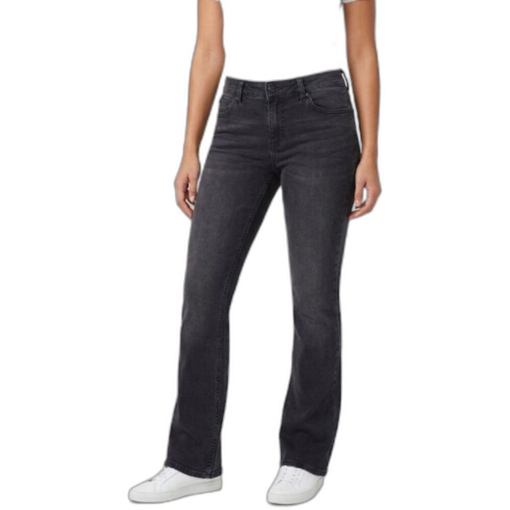 Chico’s Platinum Women's Black Denim Mid-Rise Bootcut Jeans Sz 0.5 Short (US 6)